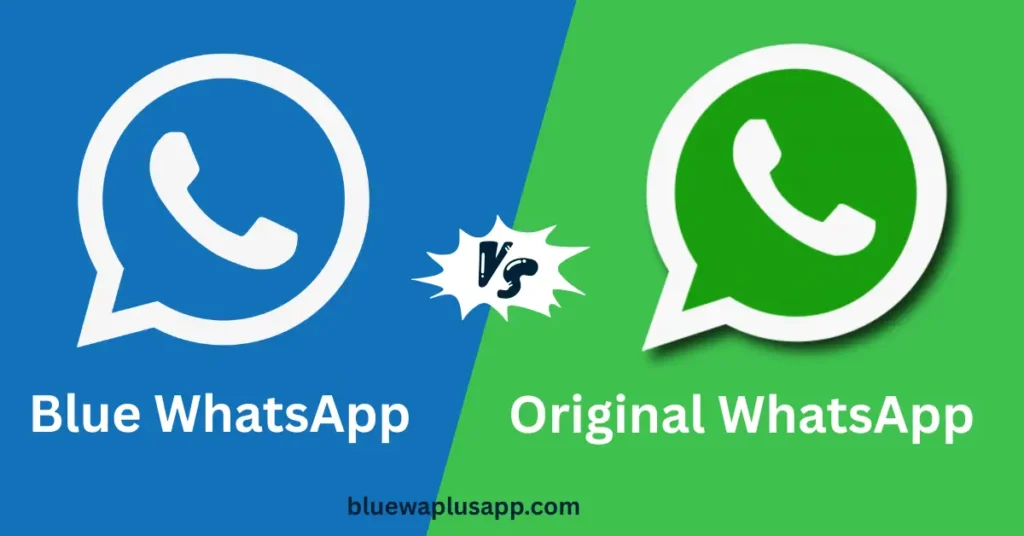 blue whatsapp vs original whatsapp