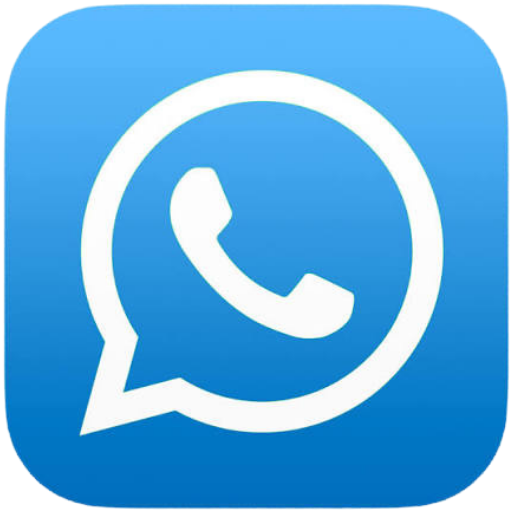 Blue Whats App logo