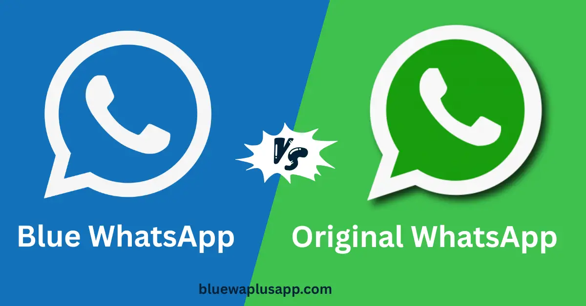 blue whatsapp vs original whatsapp
